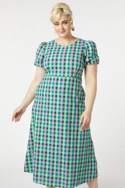 Peppa Check Midi Dress
