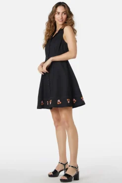 Petal Embroidered Dress