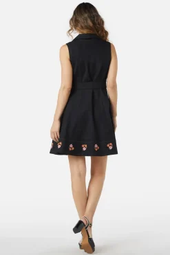 Petal Embroidered Dress