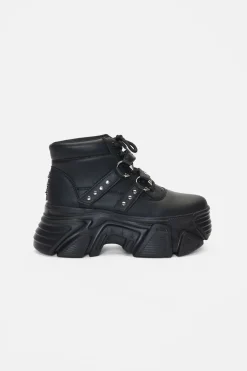 Pierced Platform Sneakers