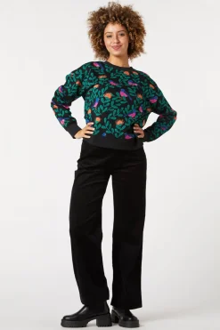 Pink Robin Crew Neck