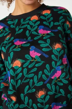 Pink Robin Crew Neck