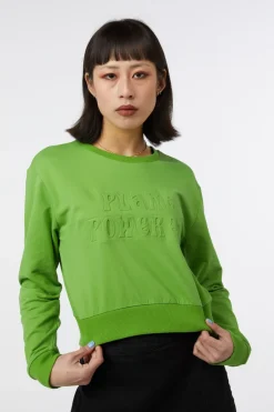 Plant Embossed Sweater