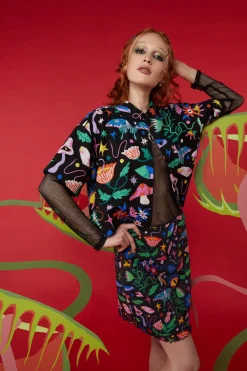 Plantistry Print Blouse