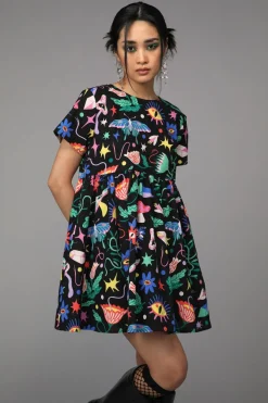 Plantistry Print Dress