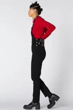 Pocket Heart Denim Overall