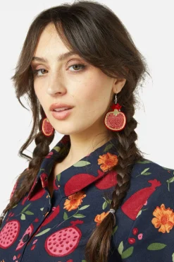 Pomegranate Earrings