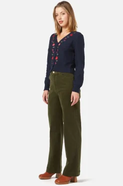 Pomegranate Emb Cardi