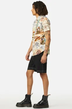 Prehistoric Dino Tile Printed Shirt