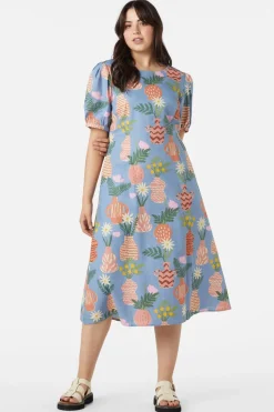 Pretty Vases Midi Dress