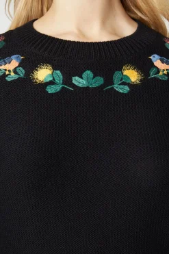 Protea Embroidered Jumper
