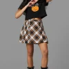 Pumpkin Tartan Skirt