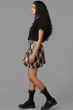 Pumpkin Tartan Skirt