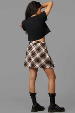 Pumpkin Tartan Skirt