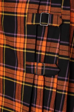 Pumpkin Tartan Skirt