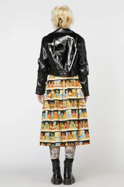 Punk Cropped Vinyl Jacket