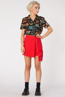 Punk Morpho Drill Skort