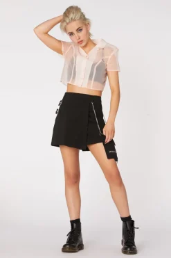 Punk Morpho Drill Skort