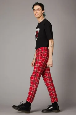 Punk Red Tartan Unisex Pant