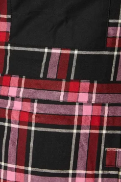 Punk Valentine Tartan Pinafore