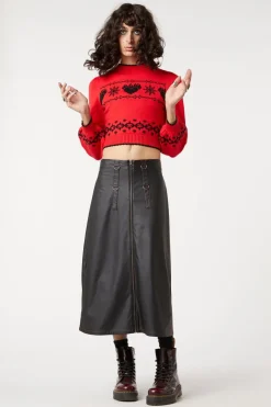 Queens Soldier Pu Skirt