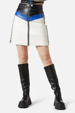 Racing Pu Skort