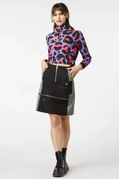 Radioactive Raver Cargo Skirt