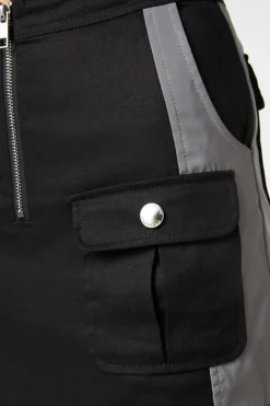 Radioactive Raver Cargo Skirt