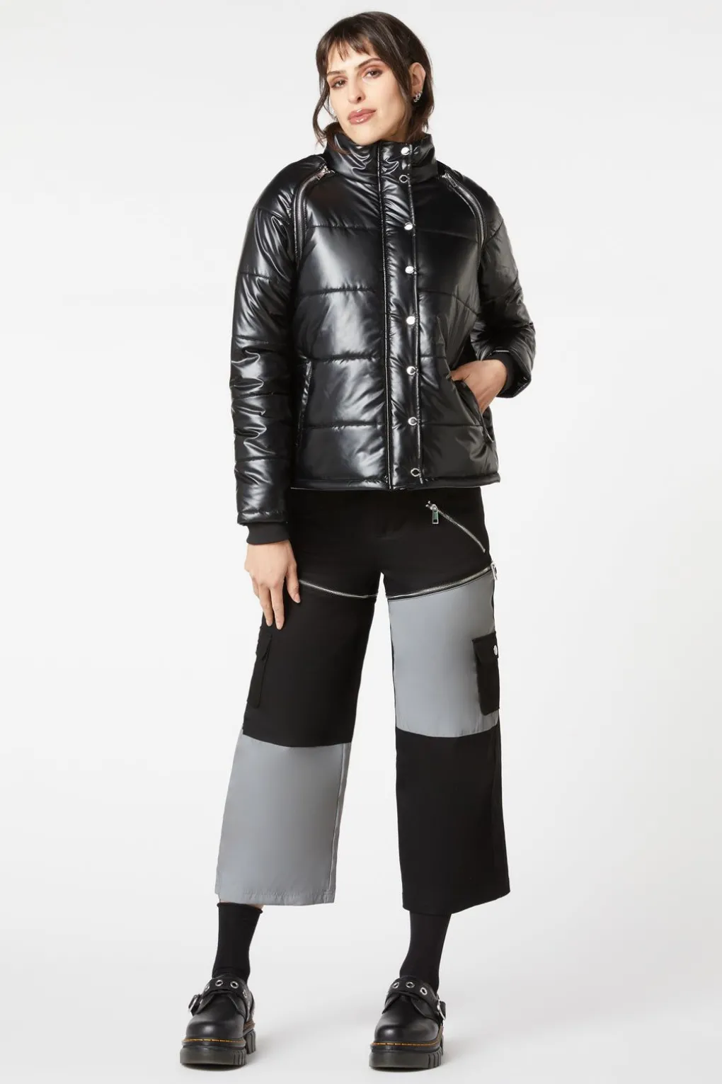 Radioactive Raver Puffer Jacket