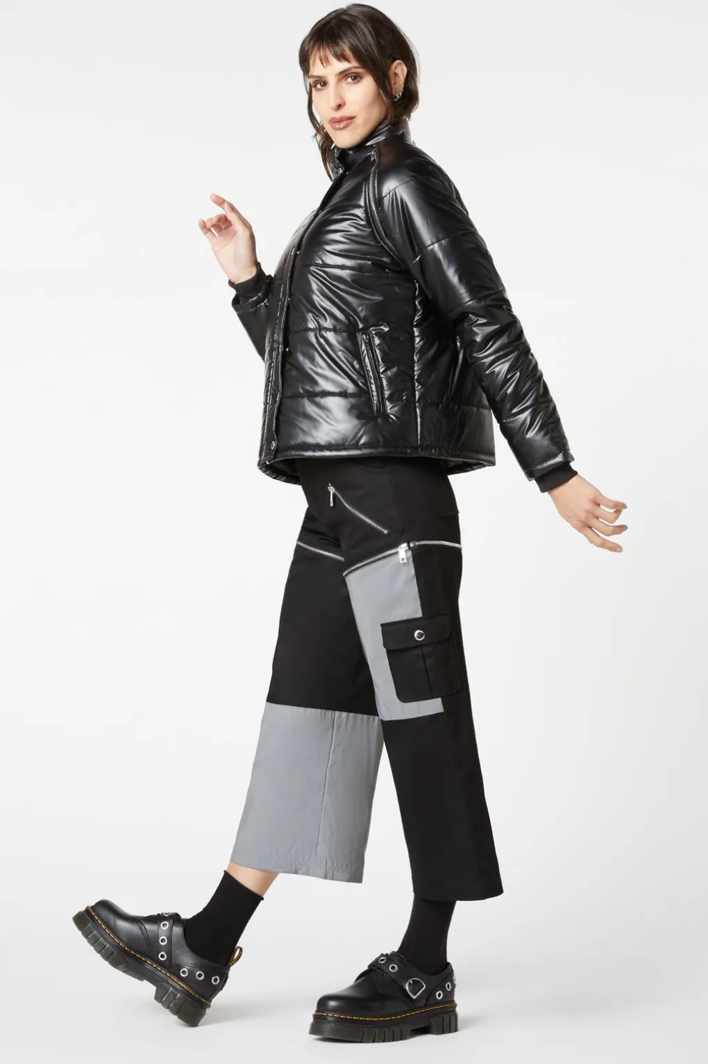 Radioactive Raver Puffer Jacket