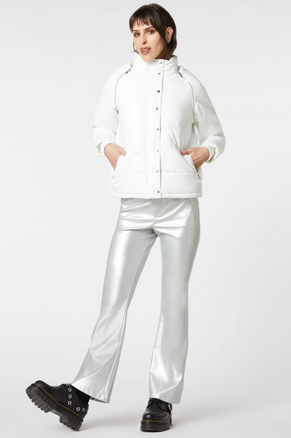 Radioactive Raver Puffer Jacket