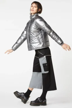 Radioactive Raver Puffer Jacket