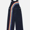 Rainbow Denim Kids Overalls
