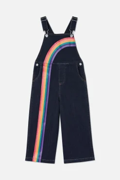 Rainbow Denim Kids Overalls