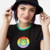 Rainbow Frog Hat
