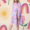 Rainbow Kids Tiered Dress