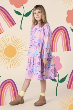Rainbow Kids Tiered Dress