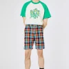 Rainbow Tartan Twill Short