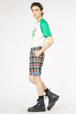 Rainbow Tartan Twill Short