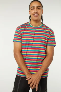 Rainbow Yarndye Stripes Tee