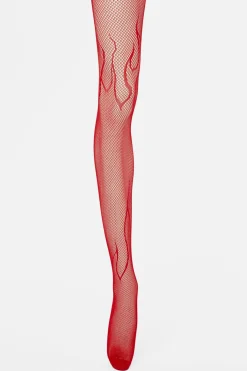 Red Flame Tights