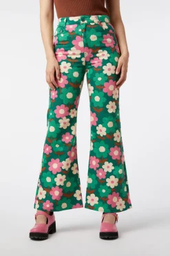 Renee Floral Flare Jean