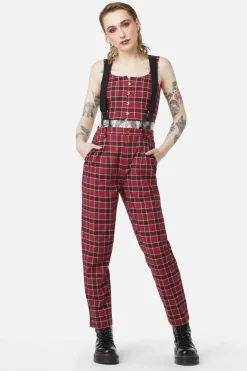 Revenge Tartan Brace Trouser