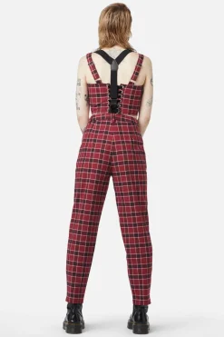 Revenge Tartan Brace Trouser
