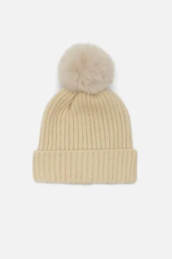 Rib Pom Beanie