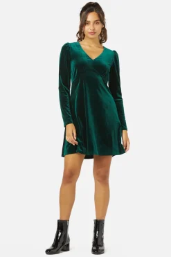 Roxy Velvet Mini Dress