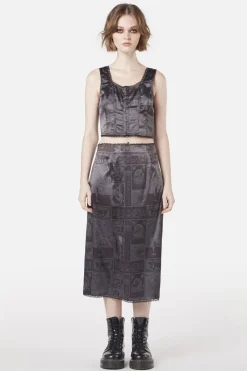 Ruined Mansion Satin Brocade Corset