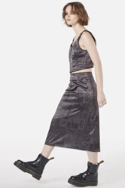 Ruined Mansion Satin Brocade Corset