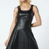 Runaways Pu Strap Dress
