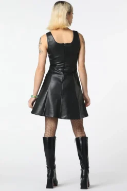 Runaways Pu Strap Dress